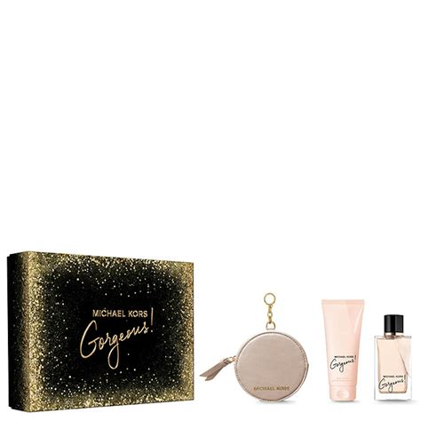 michael kors trio perfume set|michael kors gorgeous gift set.